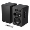 Majority D100X Powered Bookshelf Speakers, Black - official product image