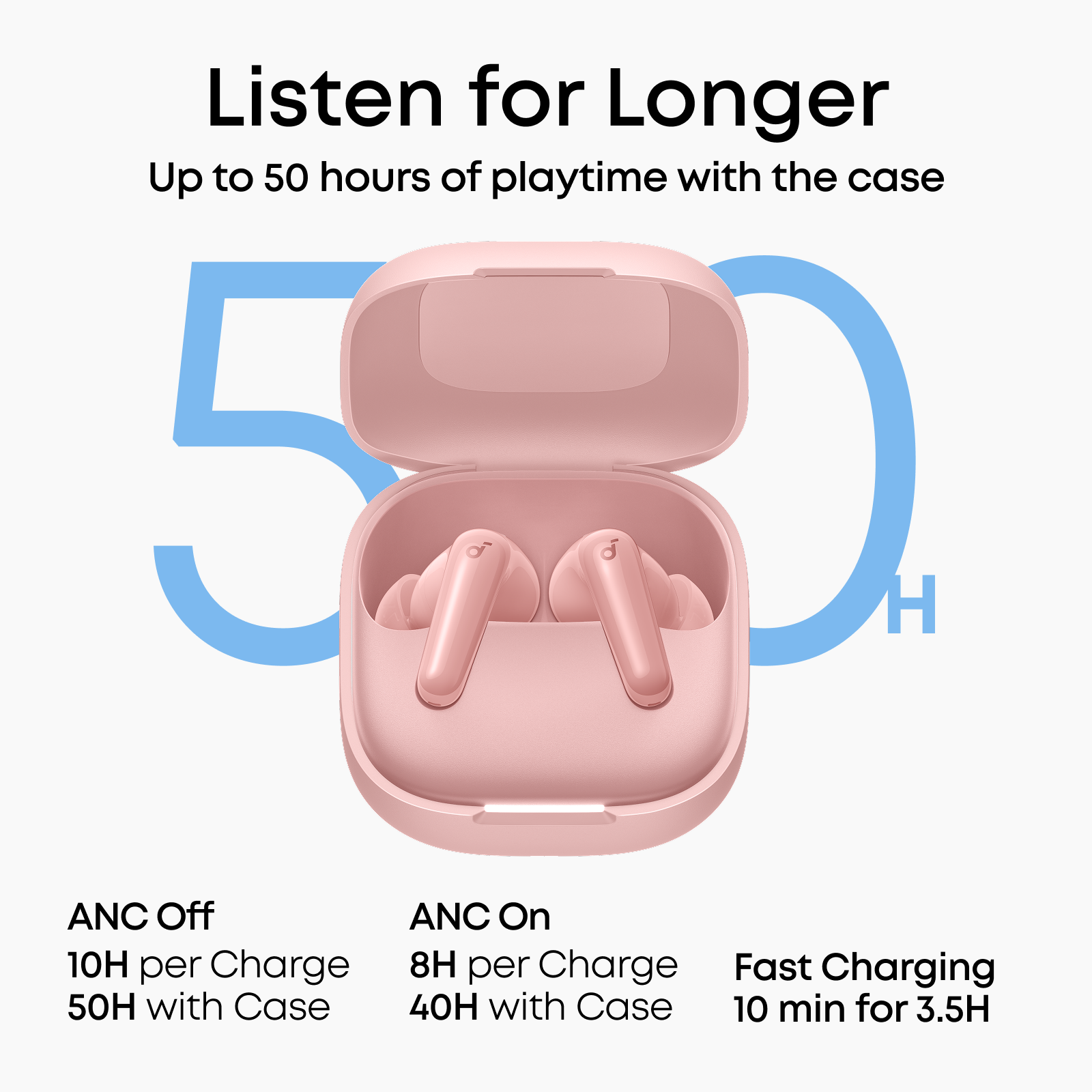 soundcore R60i NC Earbuds, Black - official product image