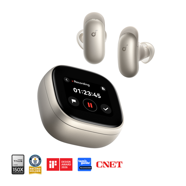 soundcore Liberty 5 Pro Max ANC Earbuds, Golden - official product image