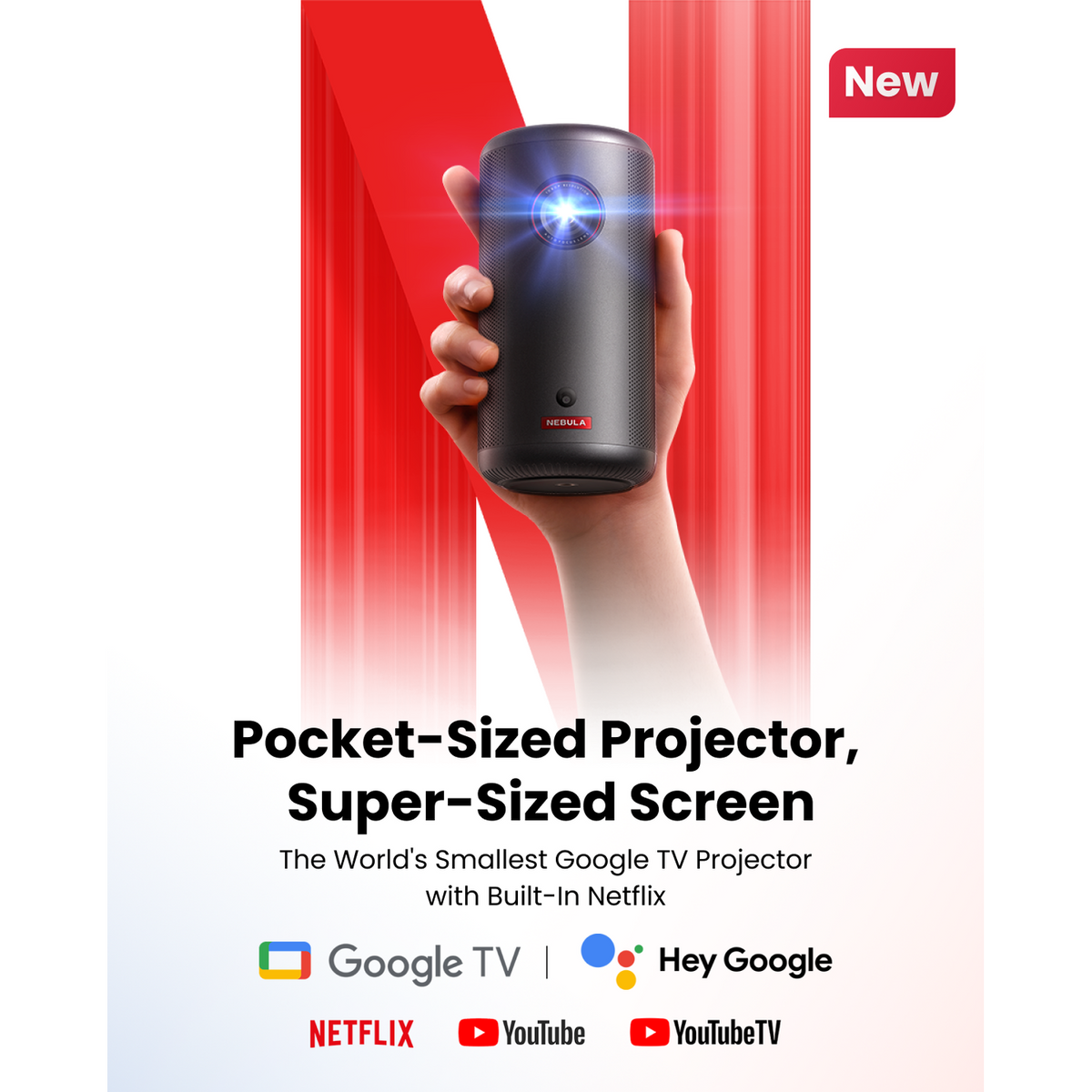 Nebula Capsule 3 Portable Projector – view 2