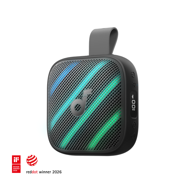 soundcore Boom Go 3i Bluetooth Speaker, Black - official product image