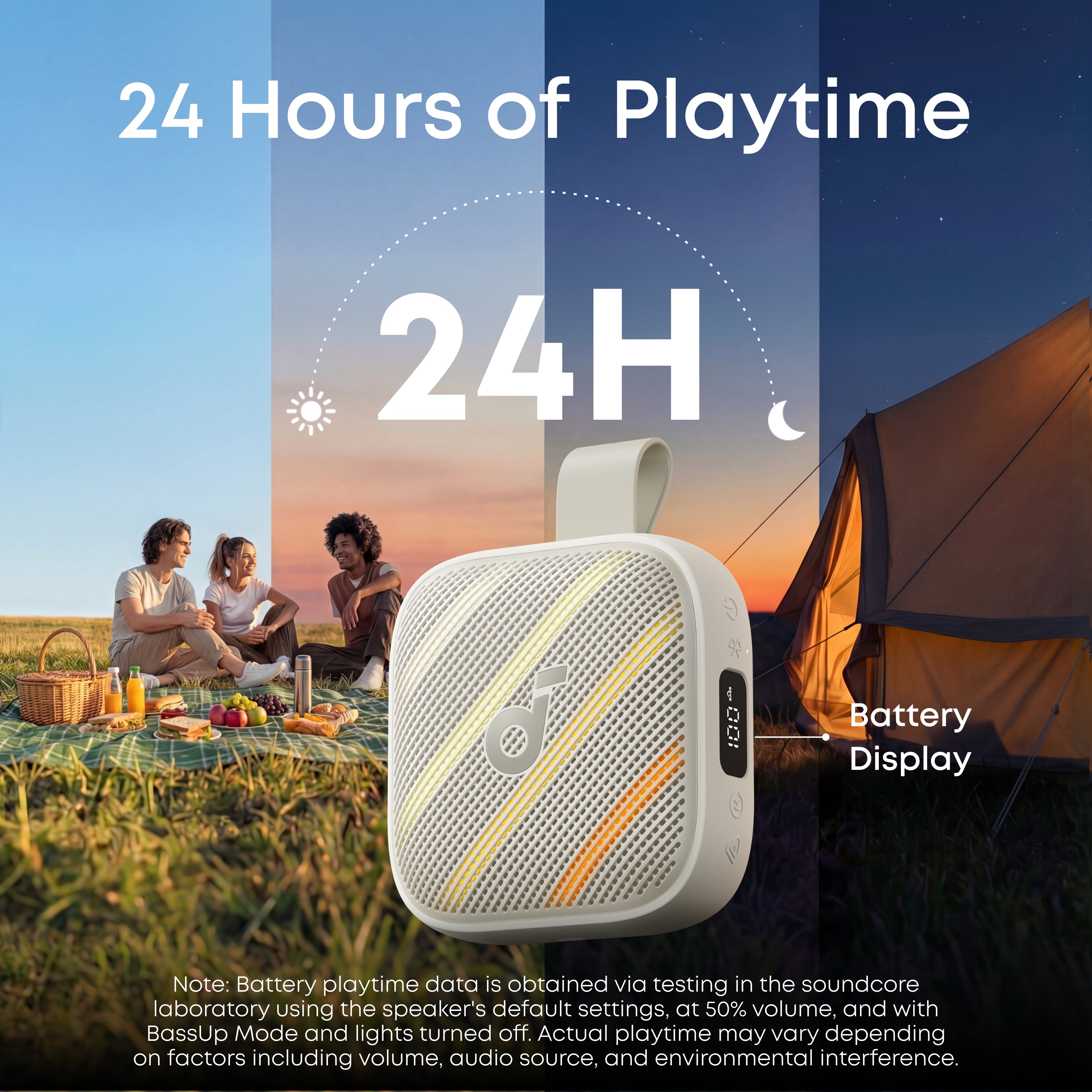 soundcore Boom Go 3i Bluetooth Speaker, Black - official product image