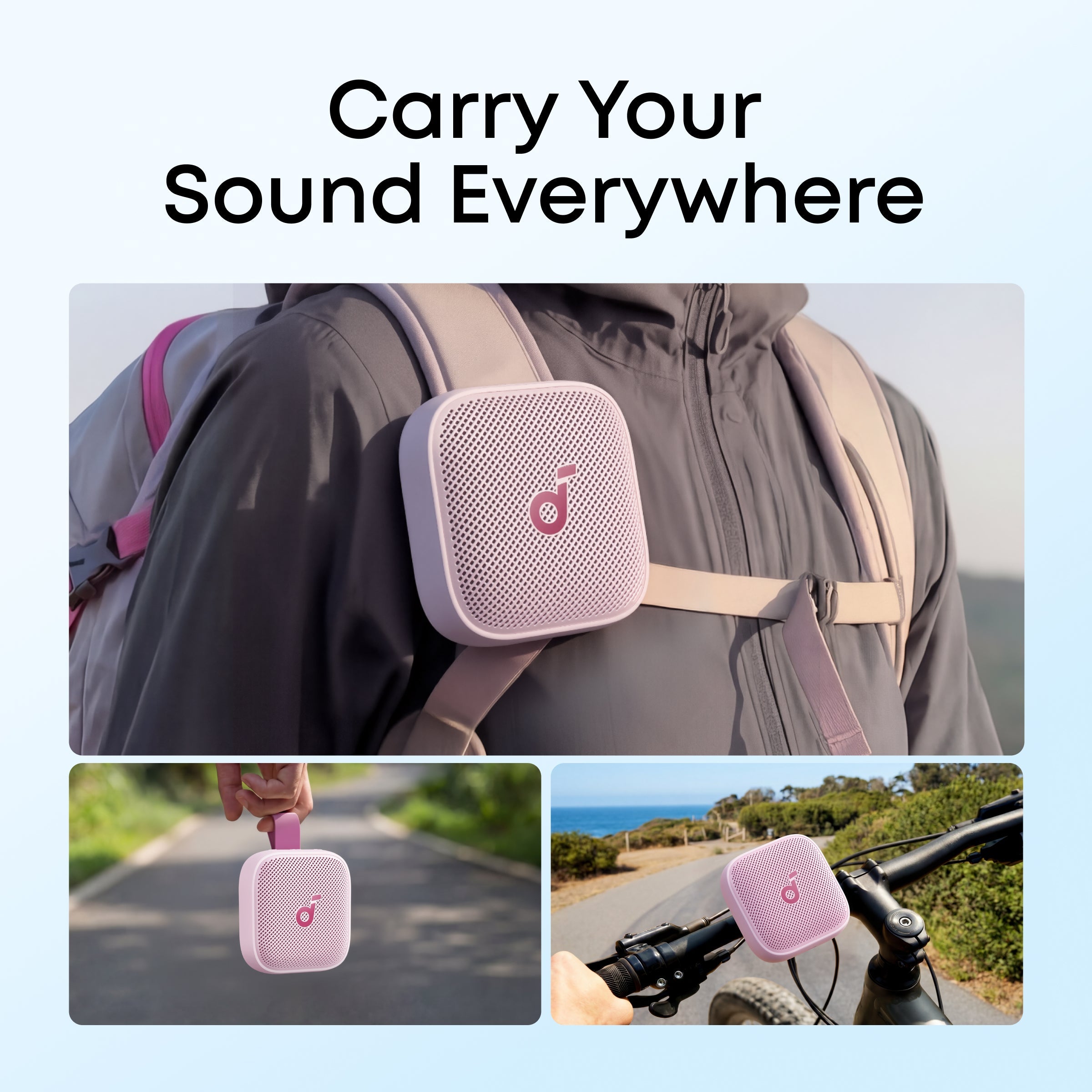 soundcore Boom Go 3i Bluetooth Speaker, Black - official product image