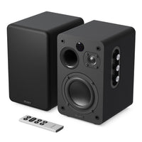 Majority D70X Active Powered Bookshelf Speakers, Black - official product image