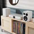 Majority D70X Passive Bookshelf Speakers, Black - official product image
