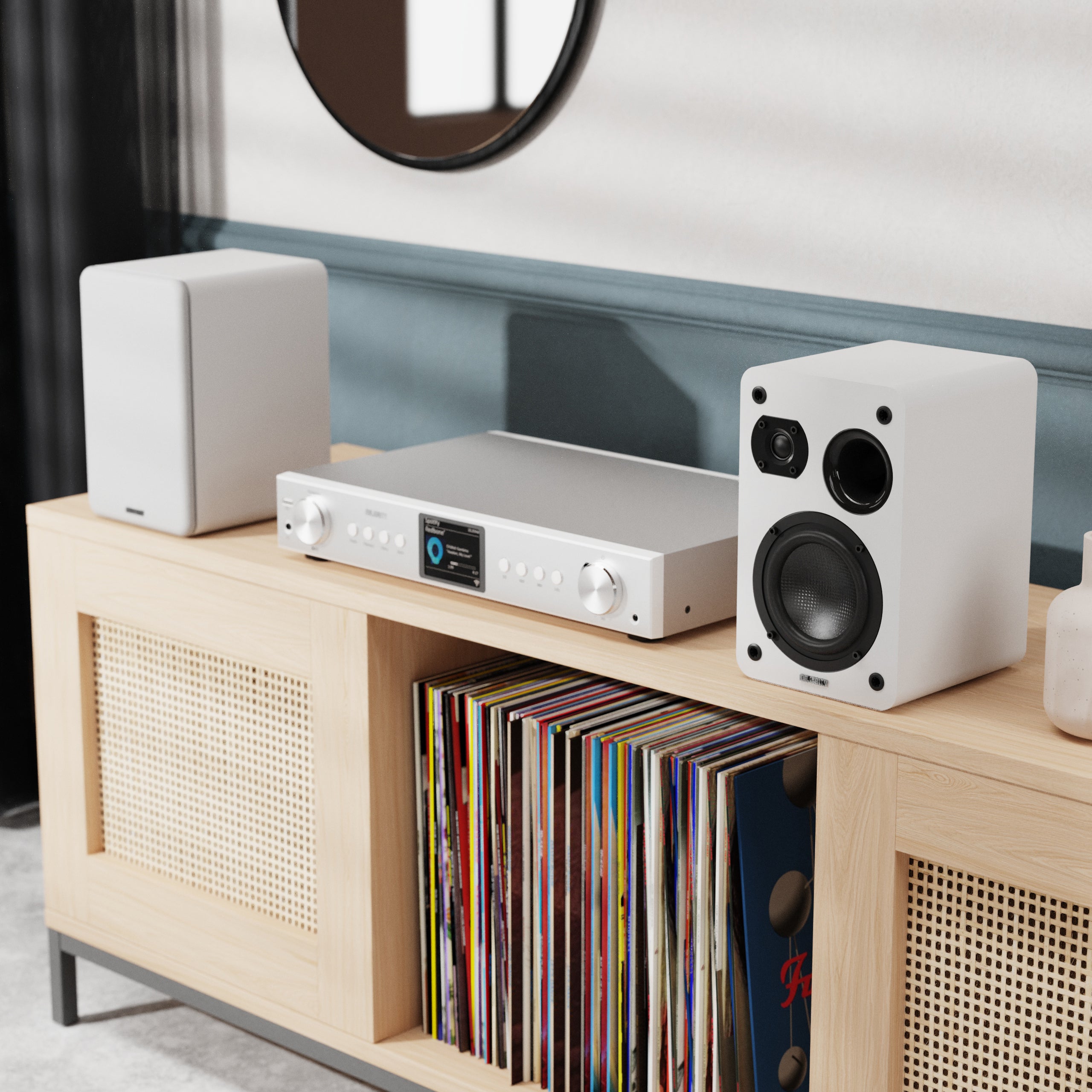 Majority D70X Passive Bookshelf Speakers, Black - official product image