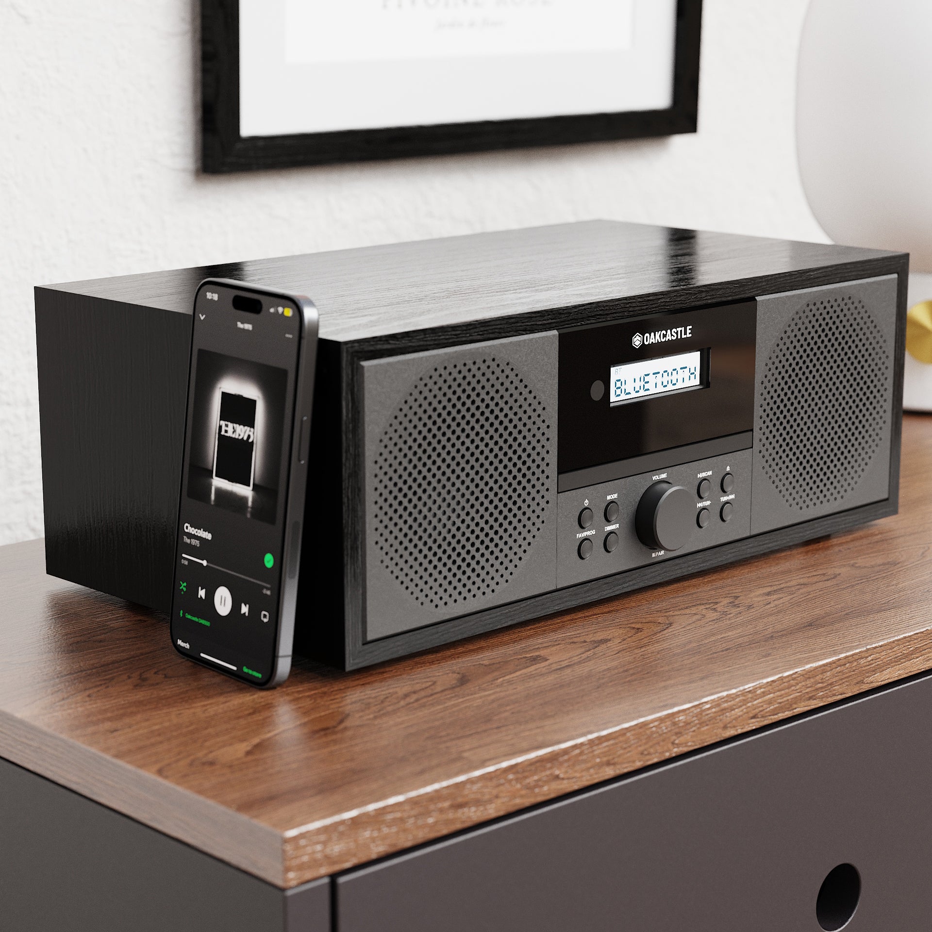 Oakcastle DAB500 DAB/FM Radio Music System with CD - official product image