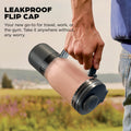 Ninja BlendBOSS Tumbler Blender 710ml - Onyx - leakproof flip cap