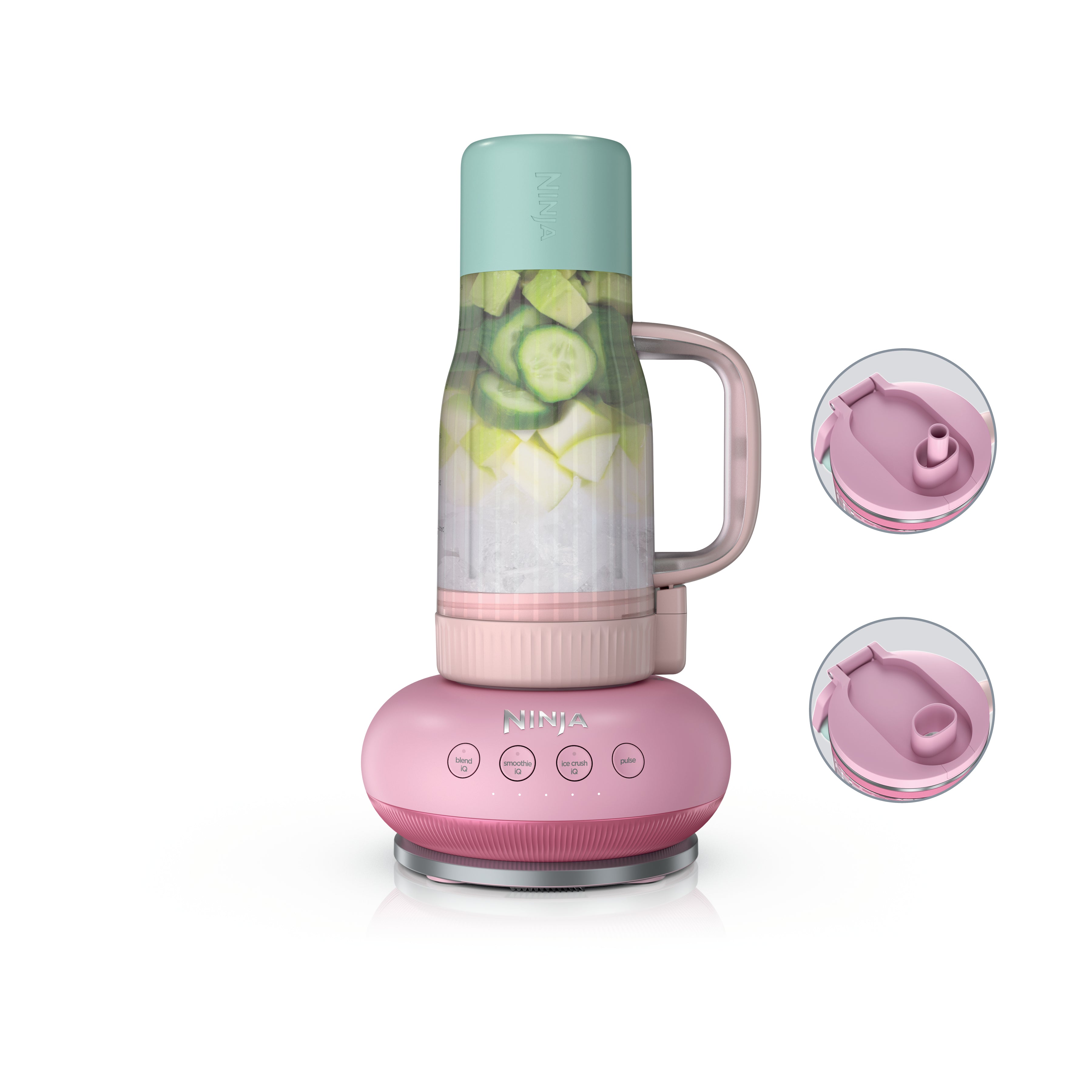 Ninja BlendBOSS Tumbler Blender 710ml Pink Peppercorn product image