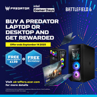 Acer Predator Orion 3000 gaming desktop PC in Black