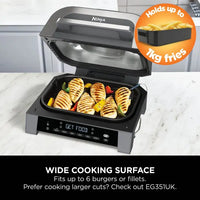 Ninja 6-in-1 MAX Grill & Air Fryer 3.8L Grey/Silver product image
