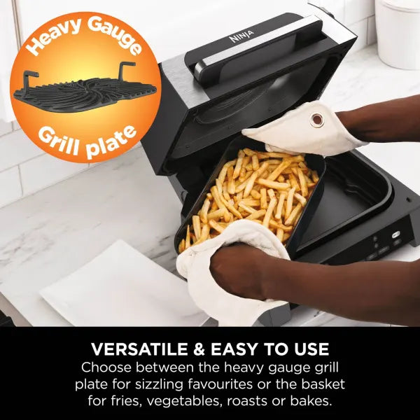 Ninja 6-in-1 MAX Grill & Air Fryer 3.8L Grey/Silver product image