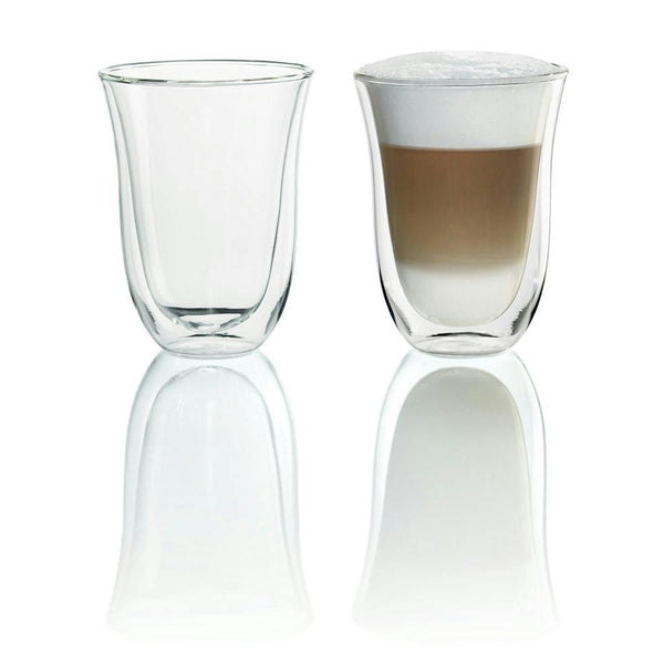 De’Longhi Double-Wall Latte Macchiato Glasses Coffee Accessory – view 2