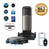 eufy Omni S2 Robot Vacuum & Mop, Black - official product image