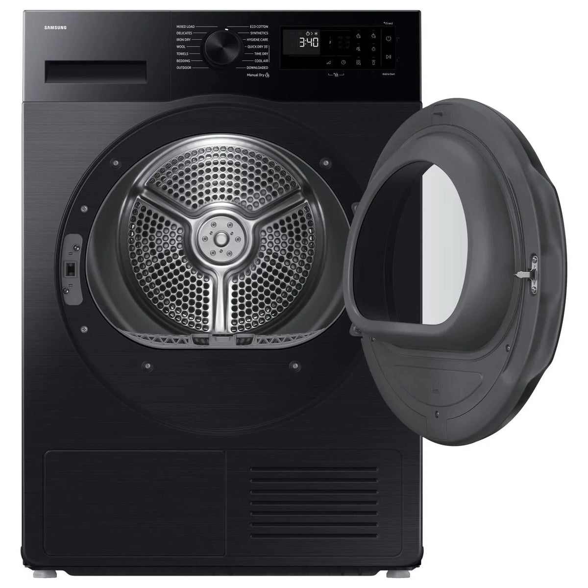 Samsung Series 5 AI Energy 9kg Heat Pump Tumble Dryer Black| DV90DG52A0ABEU Samsung Tumble Dryer Euronics Ireland