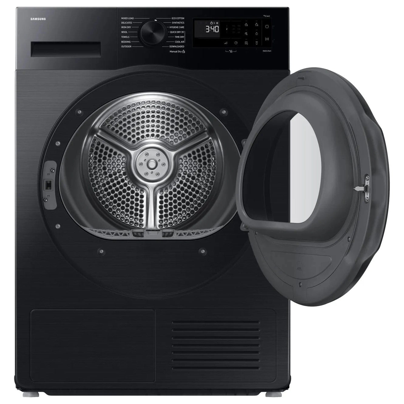Samsung Series 5 AI Energy 9kg Heat Pump Tumble Dryer Black| DV90DG52A0ABEU Samsung Tumble Dryer Euronics Ireland