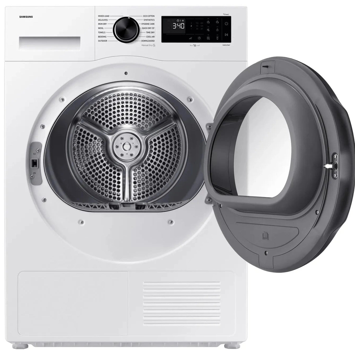 Samsung Series 5 AI Energy 9kg Heat Pump Tumble Dryer White| DV90DG52A0AEEU Samsung Tumble Dryer Euronics Ireland
