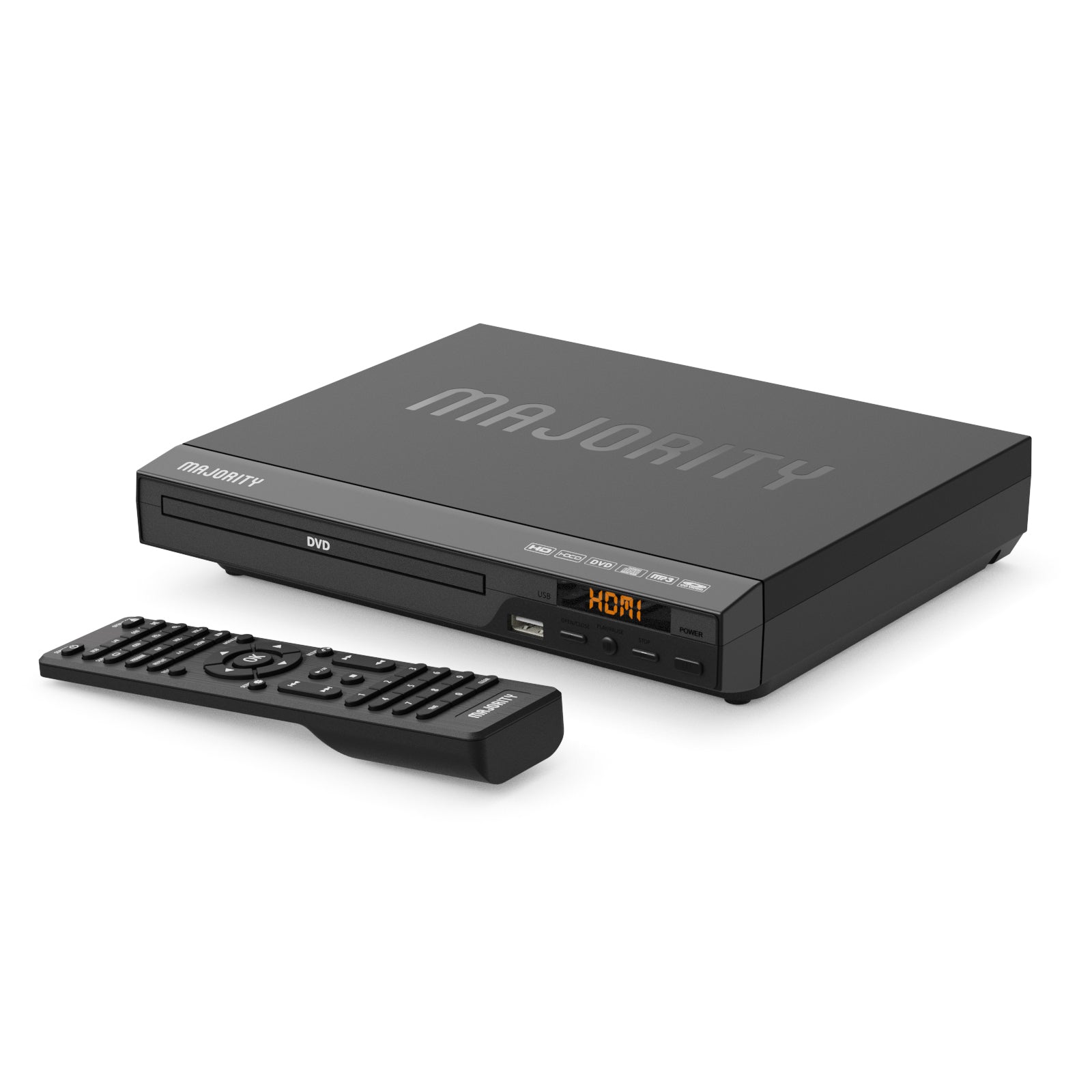Majority 1080p Multi-Regional DVD Player, Black - official product image