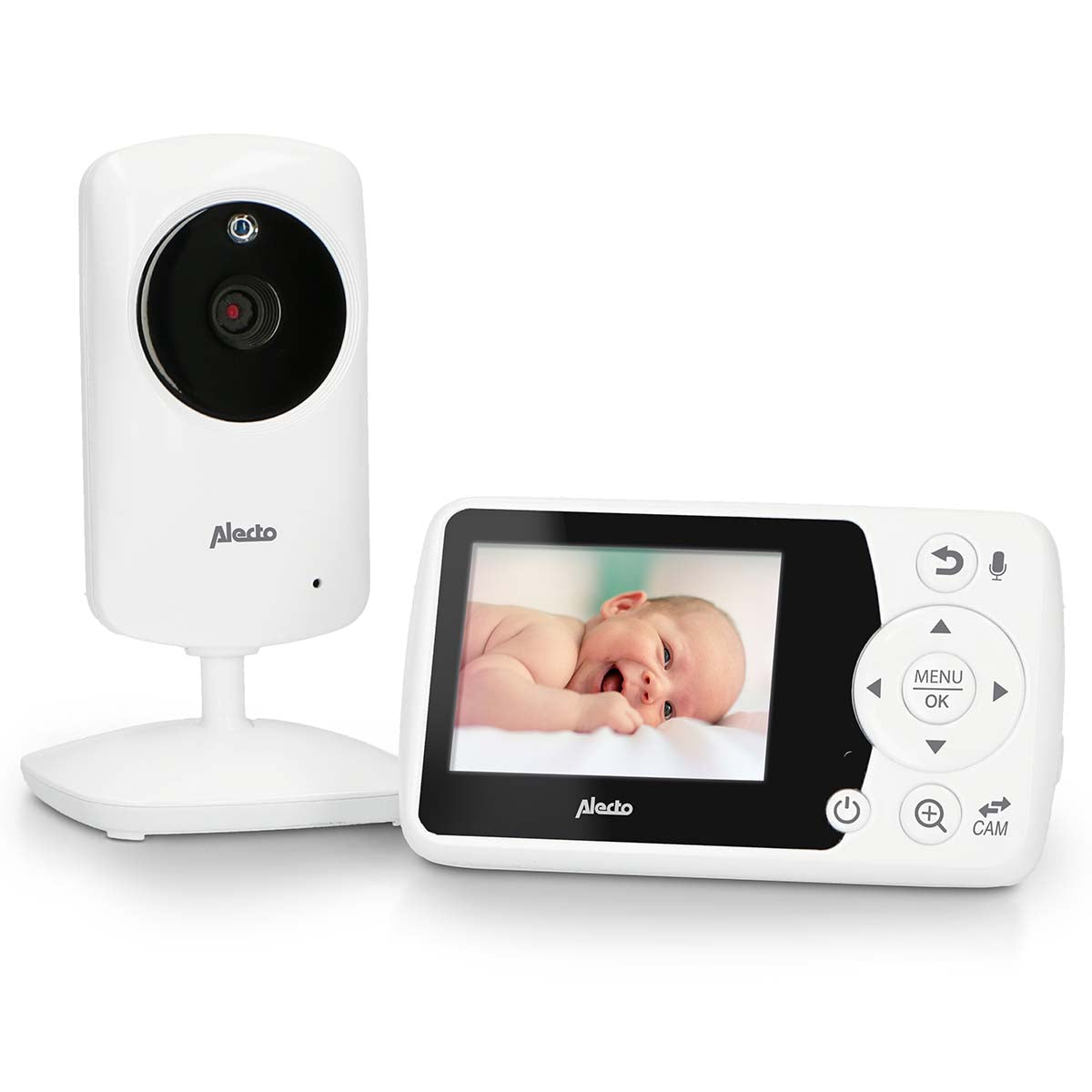 Alecto DVM-64 White video baby monitor product image 1