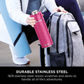 Ninja Thirsti Insulated Travel Bottle 530ml Pink product image