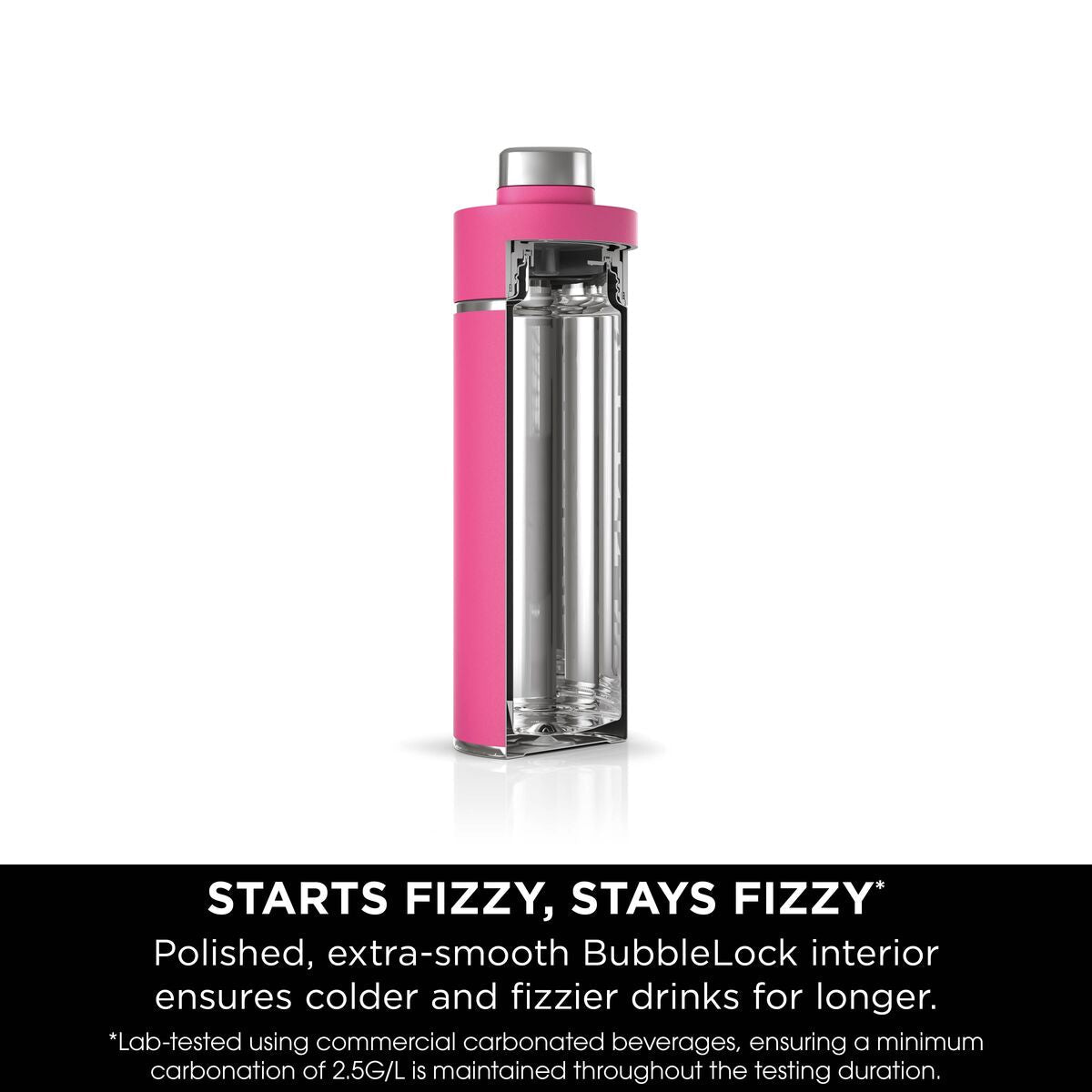 Ninja Thirsti Insulated Travel Bottle 530ml Pink product image
