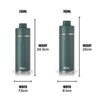 Ninja Thirsti Insulated Travel Bottle 530ml Evergreen product image