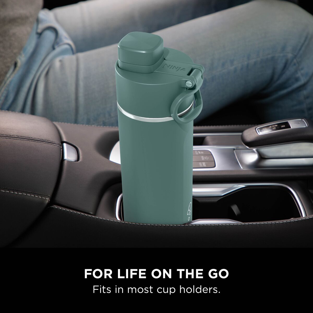 Ninja Thirsti Insulated Travel Bottle 530ml Evergreen product image