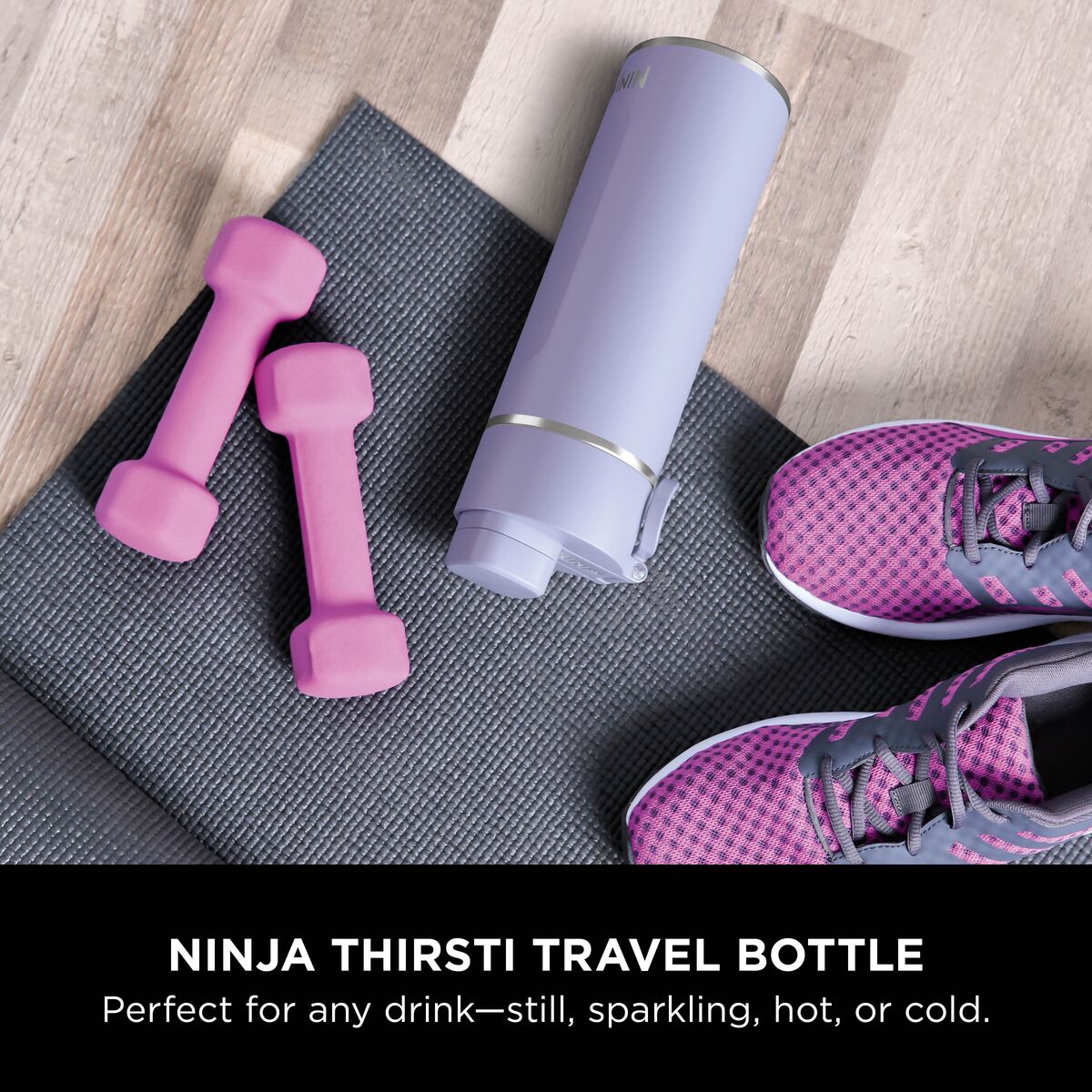 Ninja Thirsti Insulated Travel Bottle 530ml Lavender product image