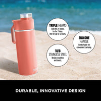 Ninja Thirsti Insulated Travel Bottle 530ml Coral product image
