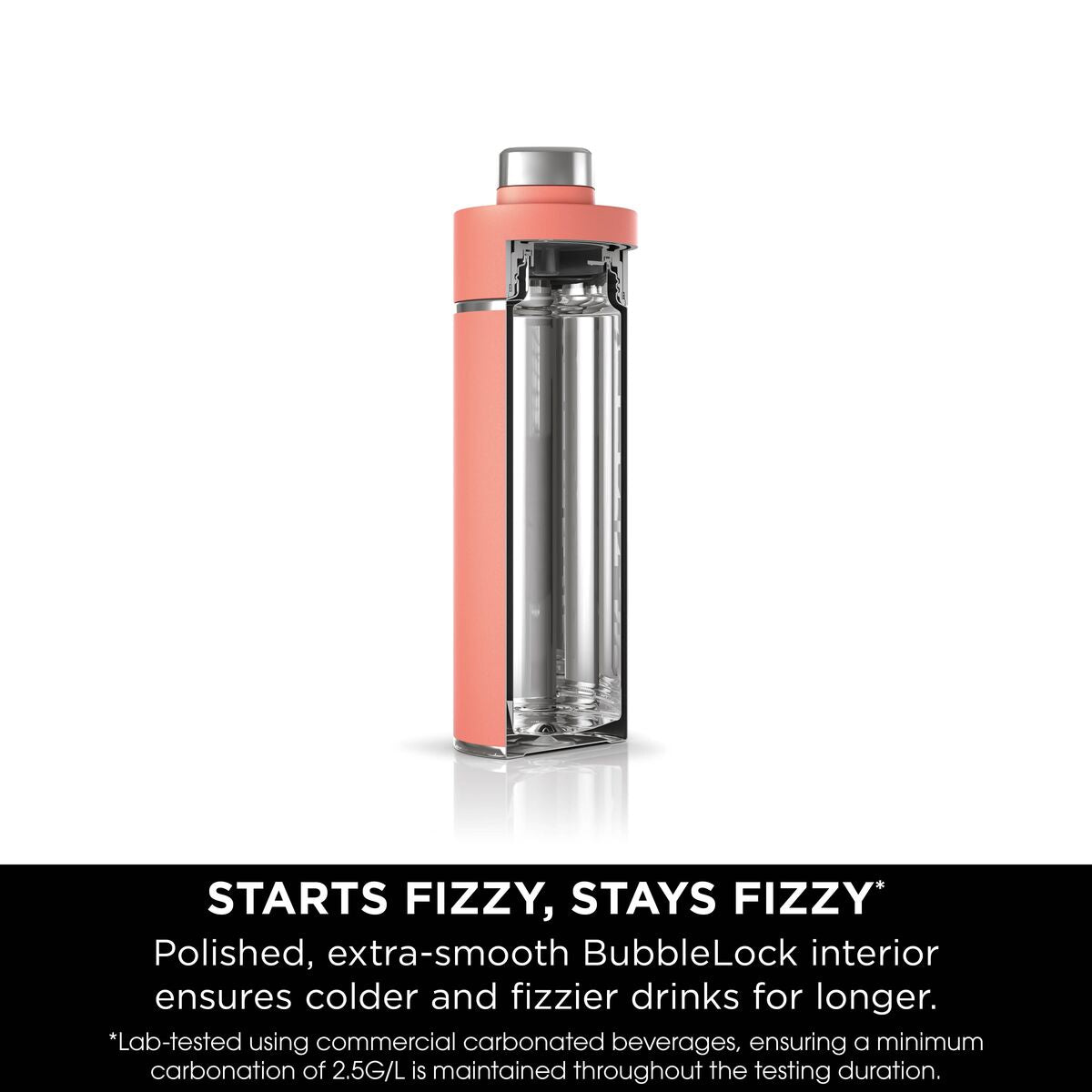 Ninja Thirsti Insulated Travel Bottle 530ml Coral product image