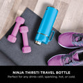 Ninja Thirsti Insulated Travel Bottle 530ml Tropical Blue product image