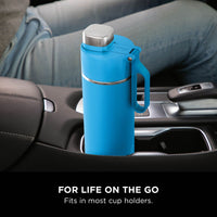 Ninja Thirsti Insulated Travel Bottle 530ml Tropical Blue product image