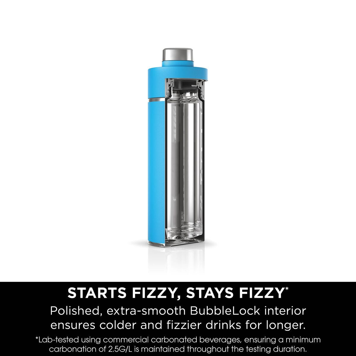 Ninja Thirsti Insulated Travel Bottle 530ml Tropical Blue product image