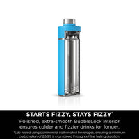 Ninja Thirsti Insulated Travel Bottle 530ml Tropical Blue product image