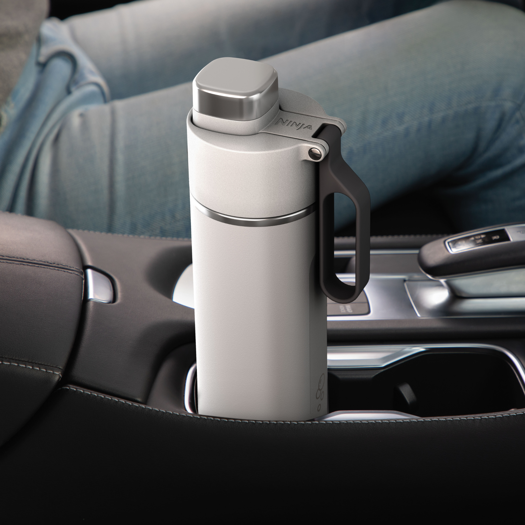 Ninja Thirsti Insulated Travel Bottle 530ml White product image
