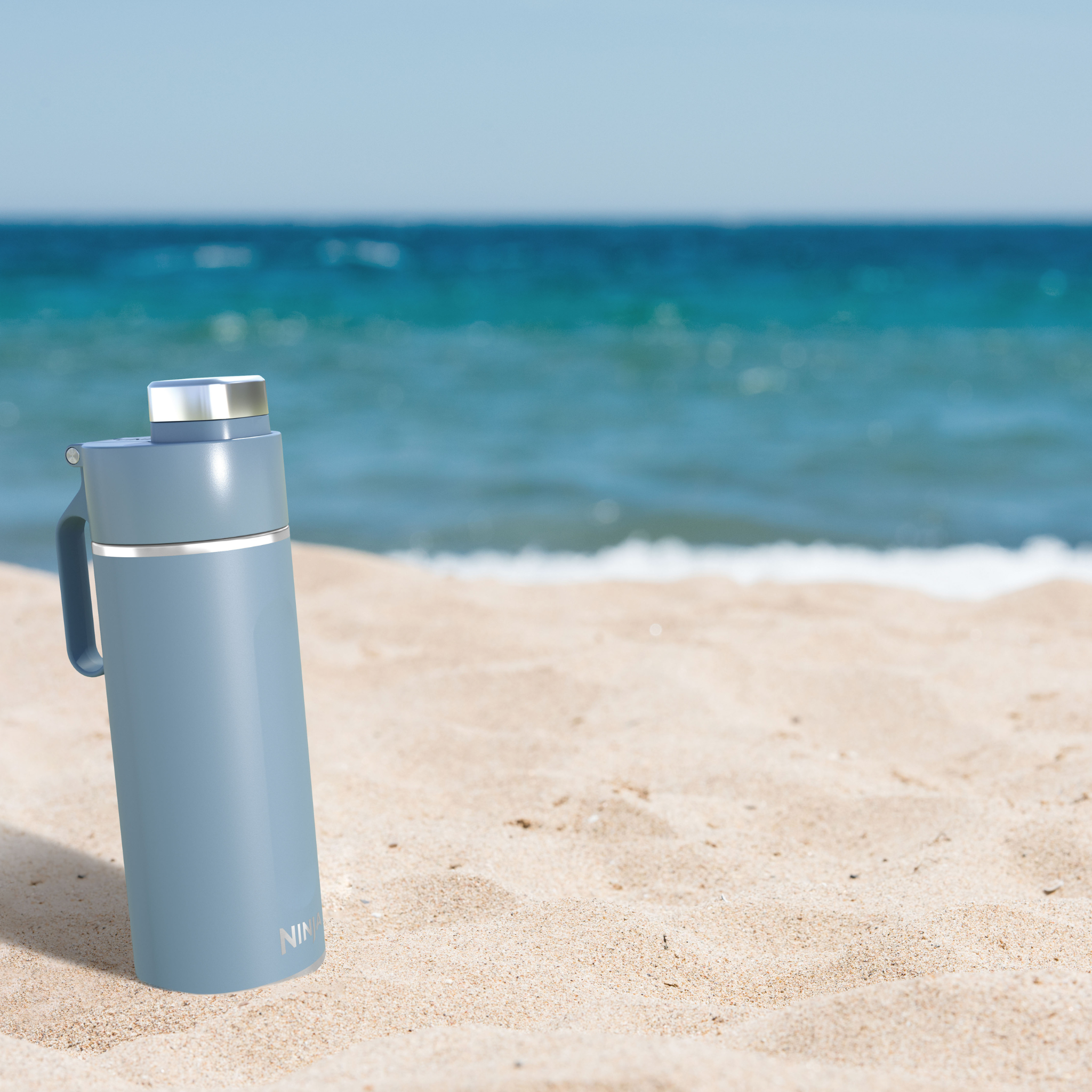 Ninja Thirsti Insulated Travel Bottle 700ml Blue product image