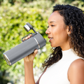 Ninja Thirsti Insulated Travel Bottle 700ml Grey product image