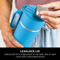 Ninja Thirsti Insulated Travel Bottle 700ml Tropical Blue product image