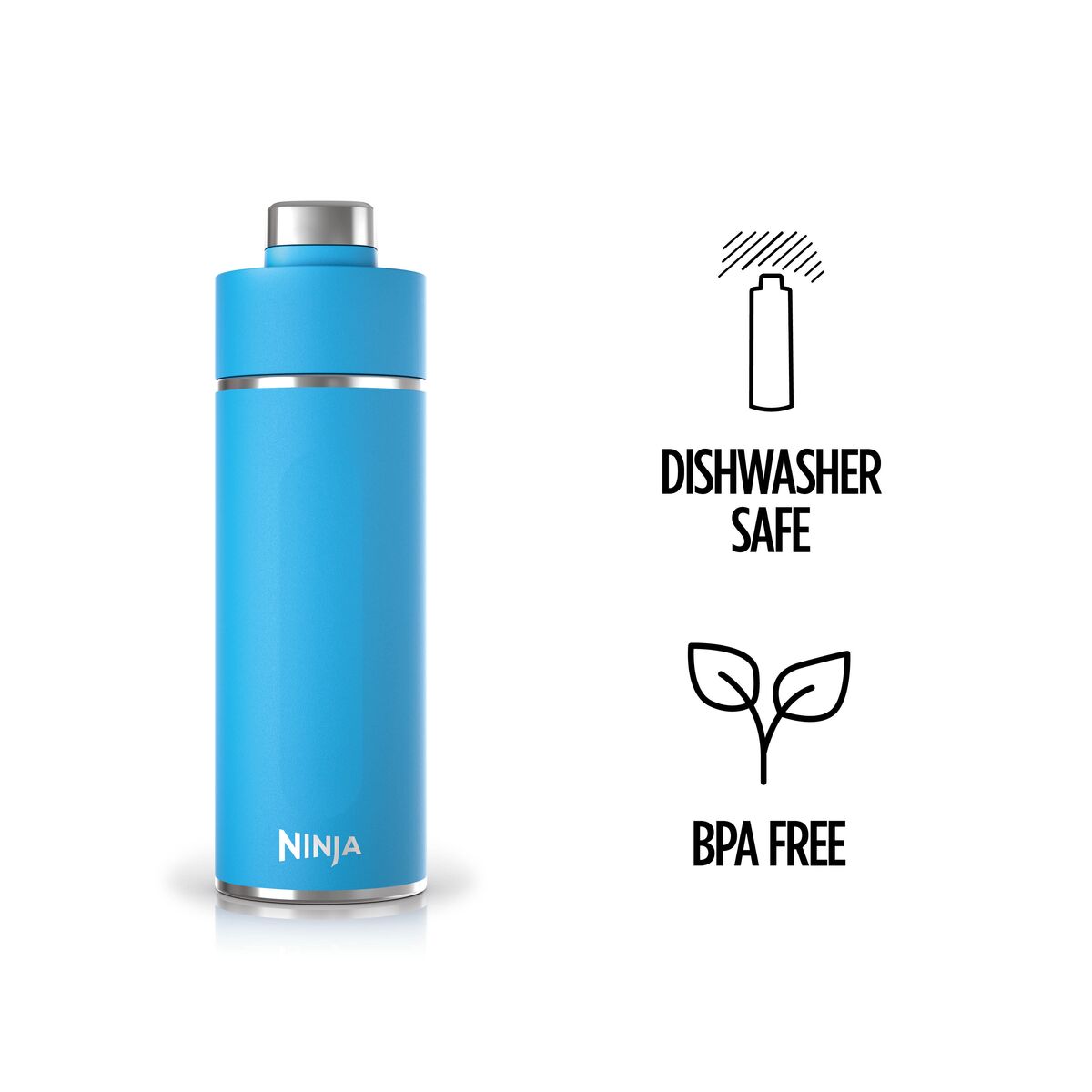 Ninja Thirsti Insulated Travel Bottle 700ml Tropical Blue product image