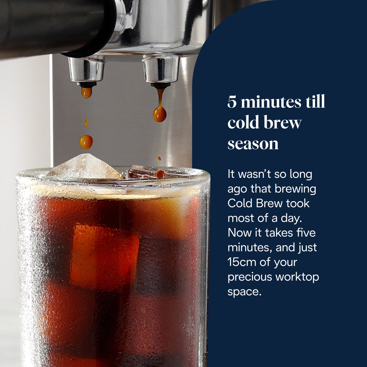 De'Longhi Dedica Duo - Stainless Steel - cold brew in 5 minutes