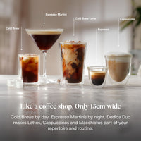De'Longhi Dedica Duo Espresso Machine - Pink - coffee shop drinks lifestyle