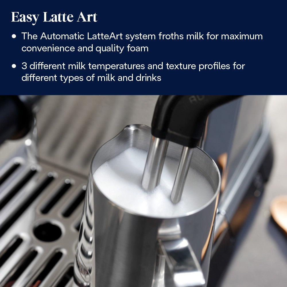 De'Longhi Dedica Maestro Plus - Stainless Steel - automatic LatteArt milk frothing