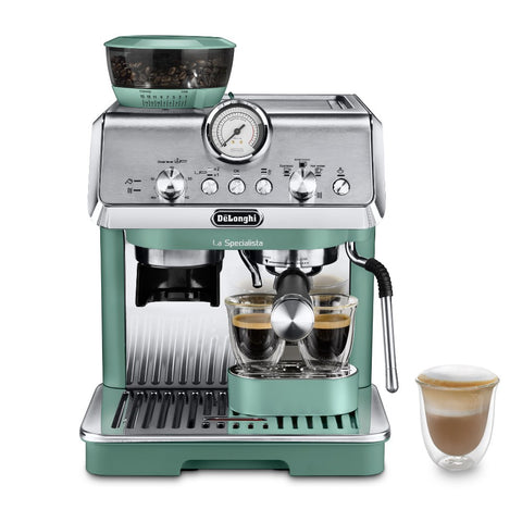 De'Longhi La Specialista Arte Espresso Machine with Grinder - Green | EC9155.GR