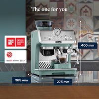 De'Longhi La Specialista Arte Espresso Machine - Green - dimensions and design awards