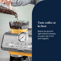 De'Longhi La Specialista Arte Espresso Machine - Yellow - integrated grinder with fresh beans