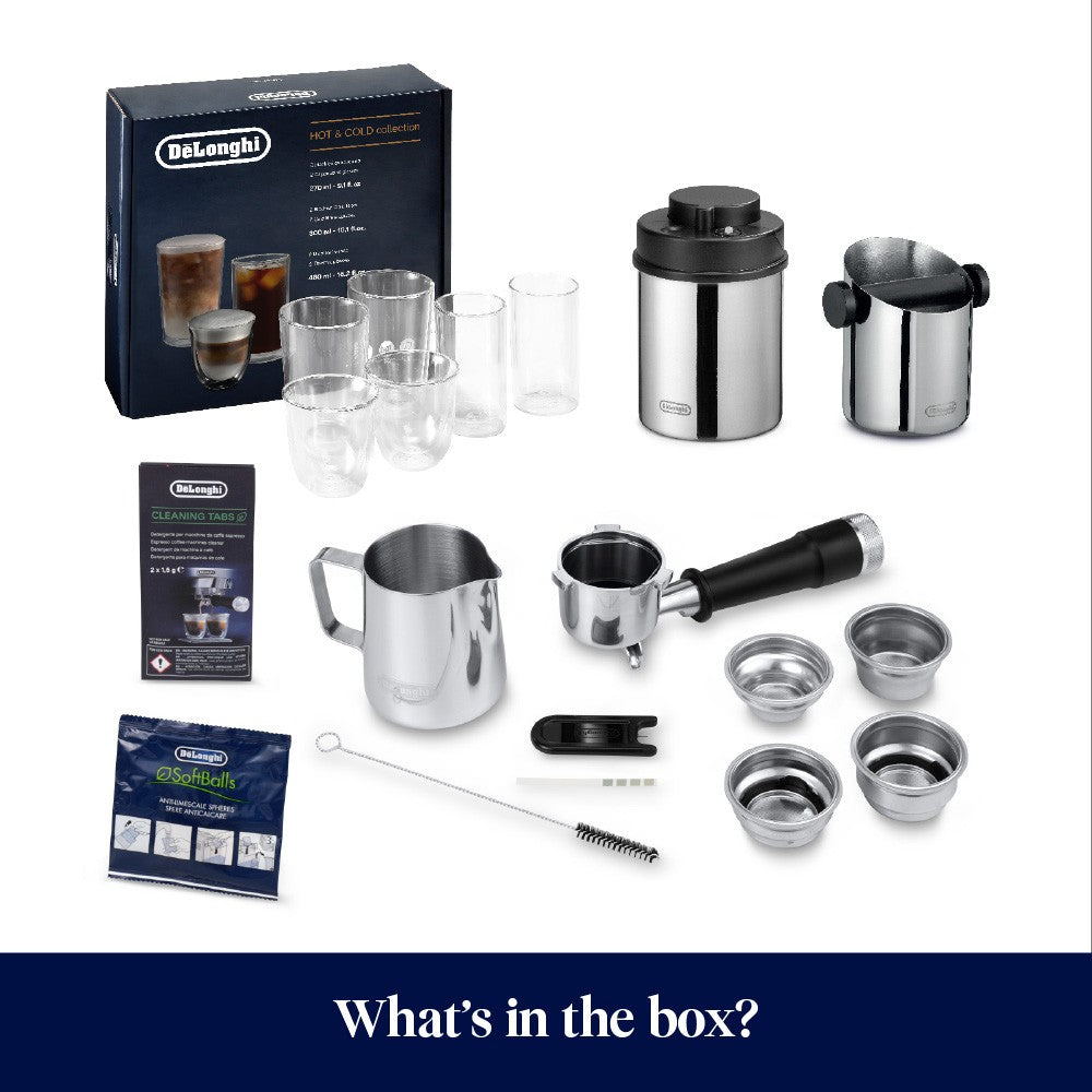 De'Longhi La Specialista Opera - Stainless Steel - what is in the box