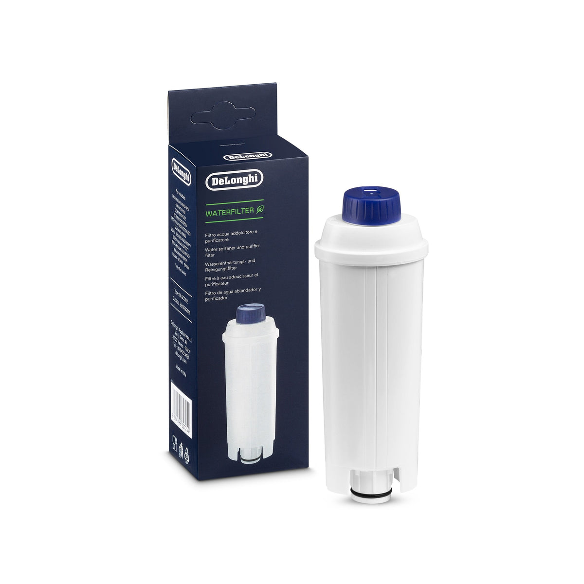 De'Longhi Water Impurity Filter - White - filter with retail box