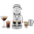 De'Longhi Dedica Duo with Advanced Milk Steam Wand & Cold Brew Option - White