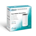 TP-Link Deco M4 retail packaging (labelled 'Whole Home Mesh Wi-Fi Unit', singular) with single unit