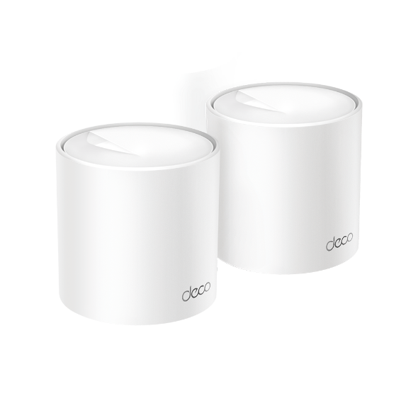 TP-Link Deco X10, two units — pack-selector icon on dark background